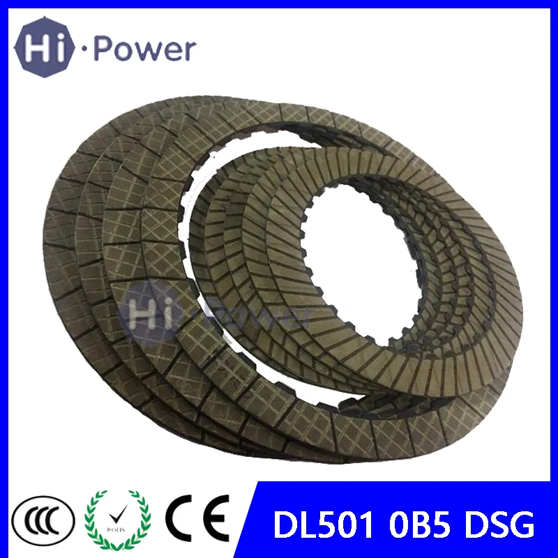 

New DL501 0B5 7-Speed Transmission Clutch Friction Plate Kit for AUDI