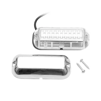 

27LED Navigation Light Lamp Stainless Steel Waterproof Blue Accessories