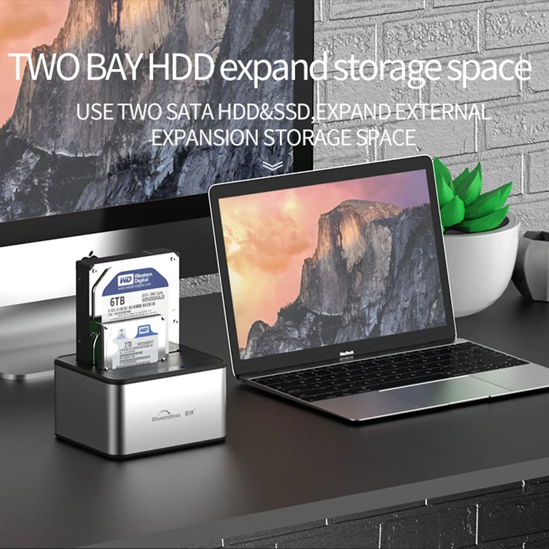 Док станция для жесткого диска 2 Bay 3 5 дюйма sata usb 0|usb 3.0 hdd box|box 3.5hdd box |