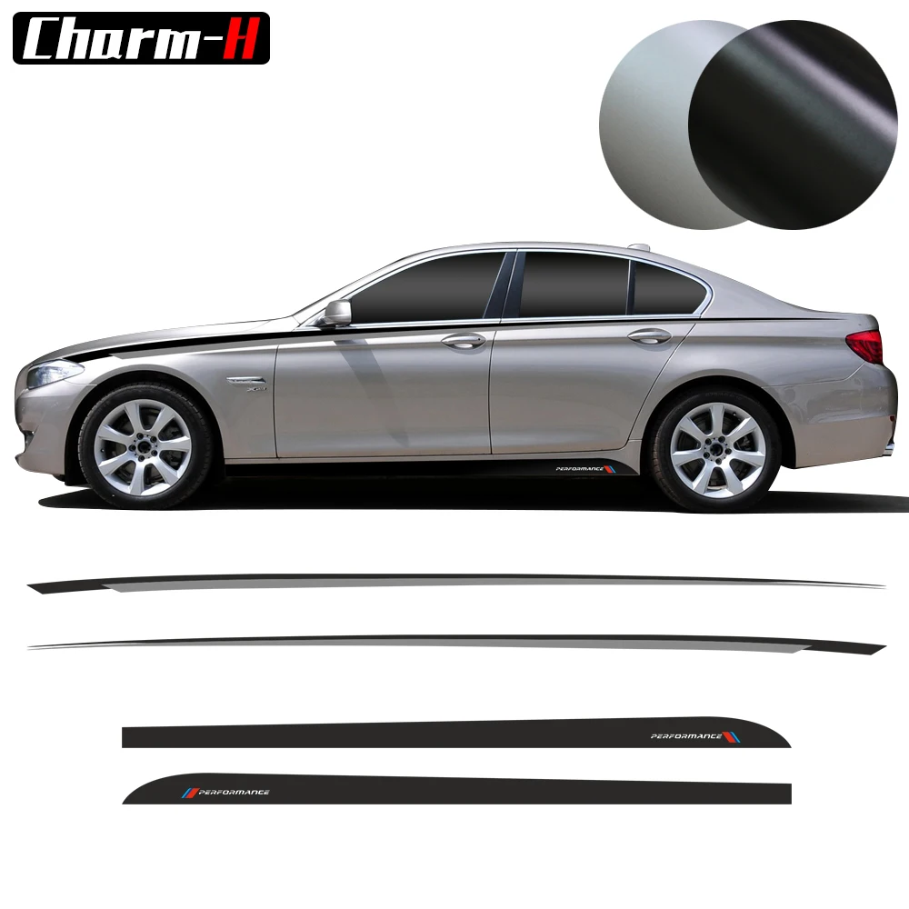 M PERFORMANCE Stickers 4 Autocollants BMW Adhésif Portière Porte Voiture