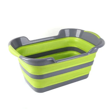 

JEYL 19L Laundry Basket Dirty Clothes Basket Folding Portable Basket Laundry Bathroom Accessories Clothes Hamper Home Storage Wa