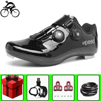 

Self-Locking Cycling Shoes Ultralight Breathable Pro Athletic Bike Shoes Racing Road Bicycle Sneaker Unisex Zapatos Ciclismo