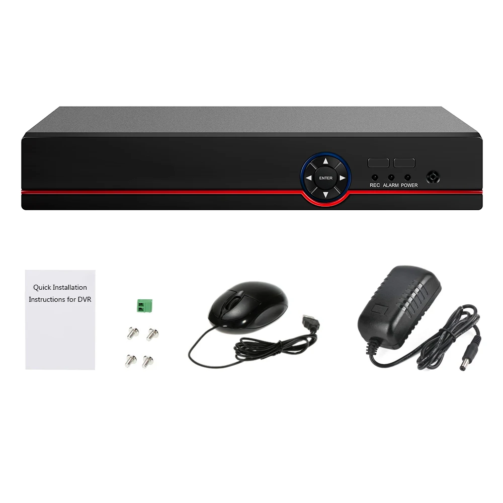 4CH 1080P FHD ONVIF IP/аналоговый/TVI/CVI/DVR CCTV цифровой видеорегистратор удаленный телефон система наблюдения комплект камеры
