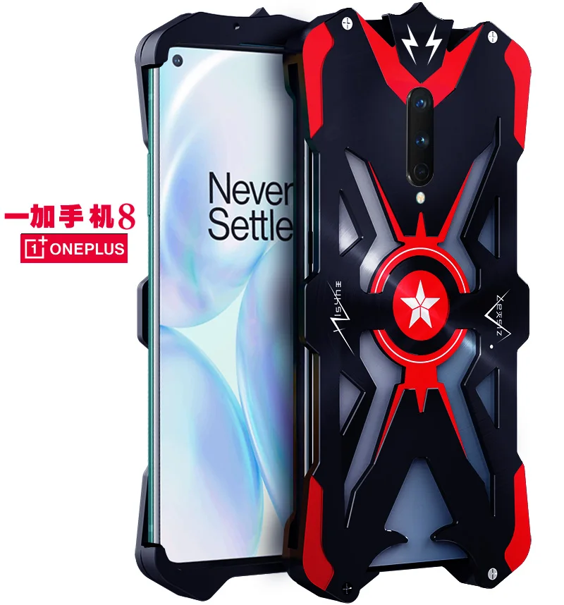 Aluminum Armor Thor Case For Oneplus 8 Pro 7T Cover The Flash Iron Man Phone Protective Shell Skin Bag | Мобильные телефоны и