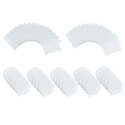 25 PCS Drain Hair Catcher Disposable Shower Drain Hair Catcher Mesh Stickers For Bathroom
