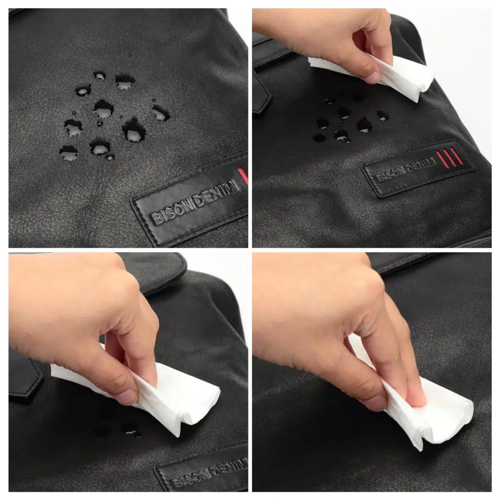 BISON DENIM New Men Large Capacity Backpack Fashion Leather Waterproof Men Backpack Casual Laptop Travel School Bags N2581 6