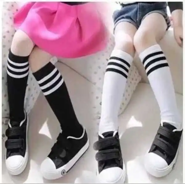 

Girls Pure Cotton Tube Socks Spring Summer Children Knee Socks Thin School Uniform BOY'S Socks Sports Hose Socks