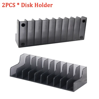 

2pcs Bracket Box ABS Plastic CD Black Disk Holder Support Home Organizer Storage Stand Game Card Accessories For PlayStation 4
