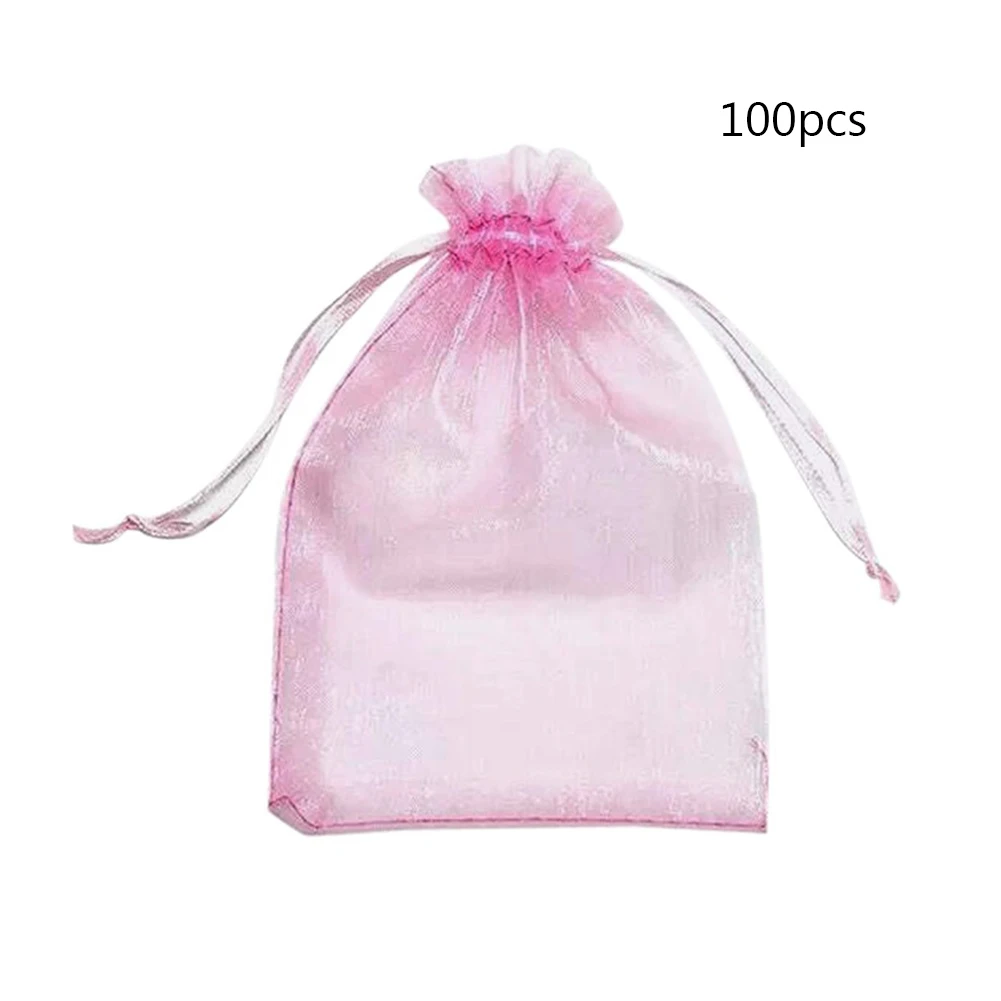 100pcs Vegetable Fruit Grow Mesh Bag Plants Protection Bags Gardening Drawstring Netting Candy Grape Apple Pouch 18x13cm#20 