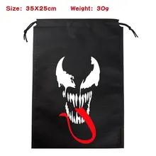 Venom реквизит для косплея студенческие сумки на шнурке аксессуары из нетканого материала сумка для хранения подарок