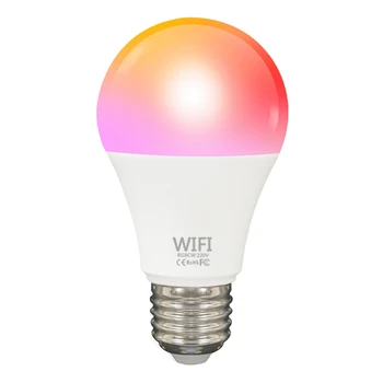

LBER Wifi E27 Led Bulbs Rgb Lamp Color Changing Light Support Alexa Google Home Smart Life Voice App Control AC220V