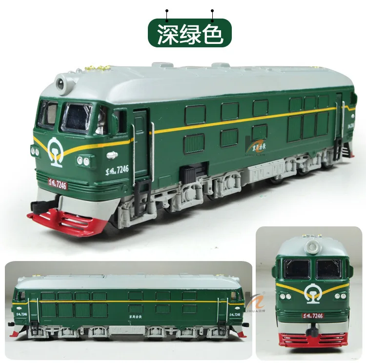 Подлинный dongfeng локомотив/игрушечный дизельный локомотив, металлическая модель поезда, детский Металлический Игрушечный Автомобиль из сплава