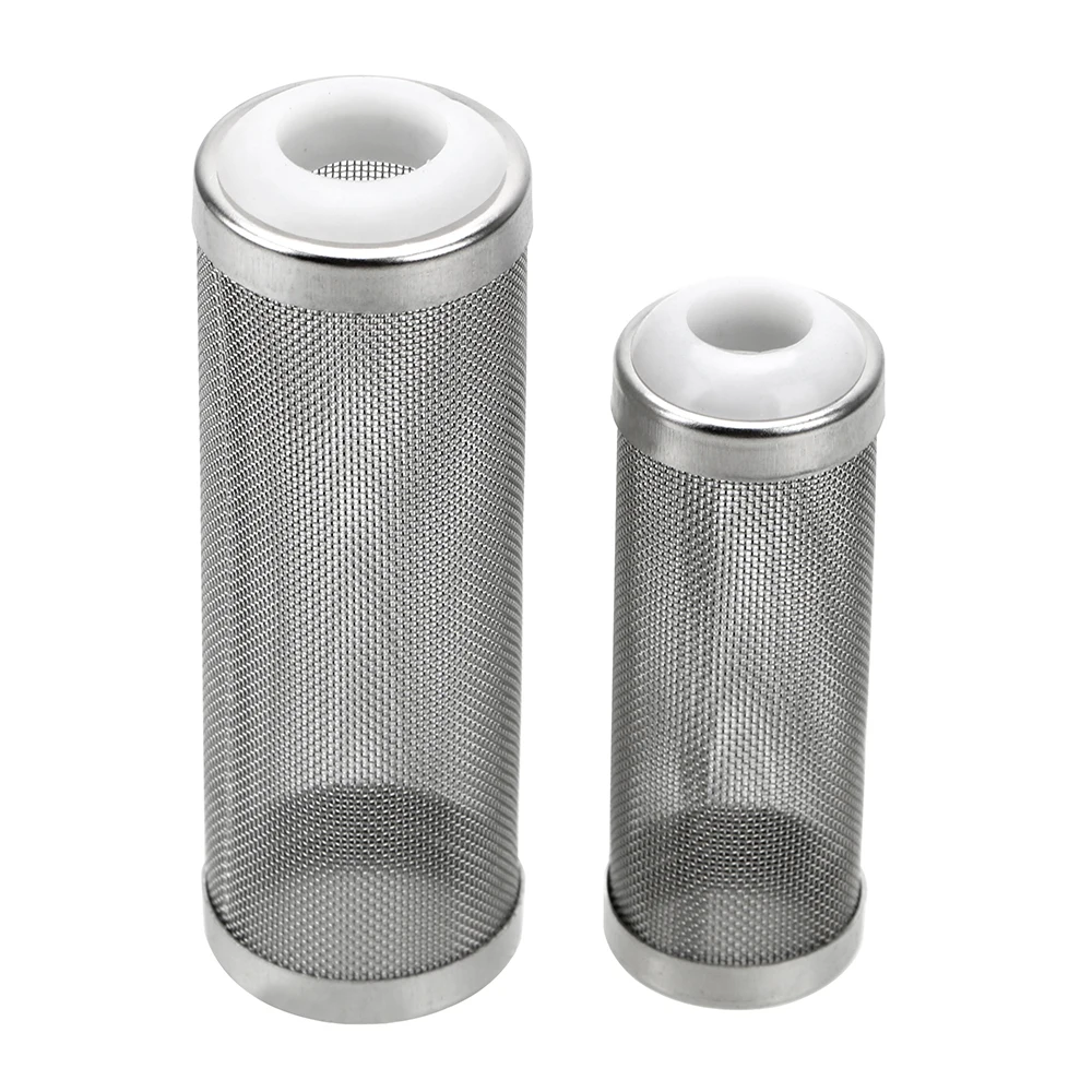 Aquarium filter stainless steel filter S/L size aquarium accessories inflow inlet protect special shrimp cylinder filter shrimp net