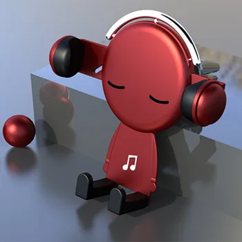 

Double- Folding Bracket Aluminum Alloy Mmaterial Mobile Phone Tablet Desktop Stable Non-Slip Small And Convenient