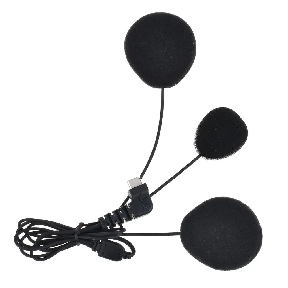 Fodsports Soft Microphone Headphone Earphone for BT S2 BT S3 Motorcycle Bluetooth Helmet Headset Intercom Interphone