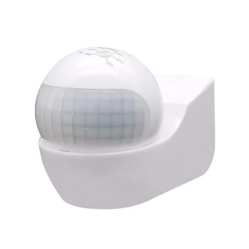 

Motion Sensor 110v~230v Motion Detector Automatic Infrared PIR Sensor 180 Degree Rotating Outdoor Timer Light Switch
