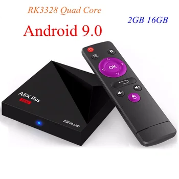 

Skywoods A5X Plus mini TV BOX Android 9.0 2GB 16GB RK3328 Rockchip 2.4G WIFI 100M LAN HD 2.0 Set Top box 4K HD Media Player