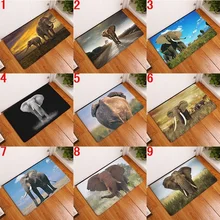 Модный коврик для ванной со слоном, нескользящий коврик для душа, декоративный коврик для улицы