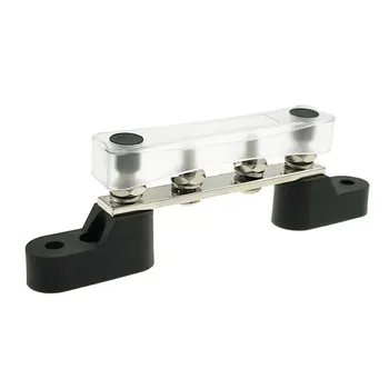 

Bus Bar Car Interior Parts Terminal Stud 12V 100A Car Boat RV Vehicle Single Bus Bar Electrical Terminal Board with Cover