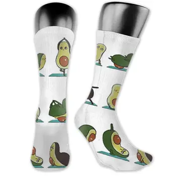 

Cartoon Avocado Socks