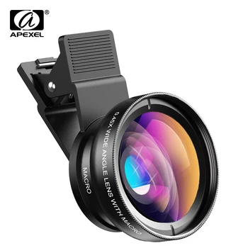 APEXEL 12.5X Macro & 0.45X Wide-Angle Phone Lens 1