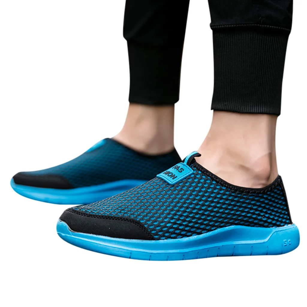 KANCOOLD Running Shoes Men Sneakers Wild Mesh Cloth Athletic Comfortable Lightweight Walking Leisure Sports Board Shoes 109#4