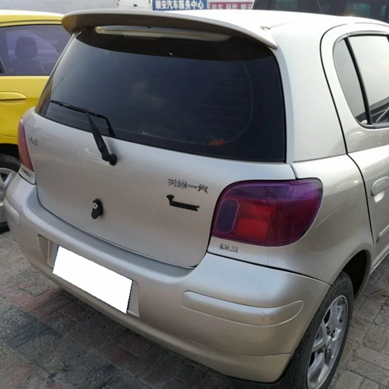 Спойлер заднего крыла из АБС материала для Toyota Vitz 2008 2013 черный или белый