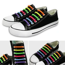 Полукруглые силиконовые шнурки, новые эластичные силиконовые шнурки, специальные шнурки для мужчин и женщин, шнурки для обуви, резиновые шнурки, Zapatillas