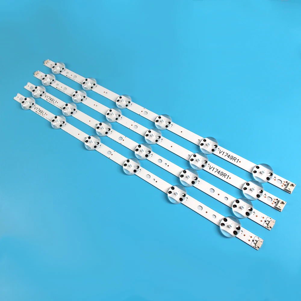 New Kit 4 PCS LED strip For LG 49UV340C 49UJ6565 49UJ670V 49 V17 ART3 2862 2863 6916L-2862A 6916L-2863A V1749L1 | Компьютеры и офис