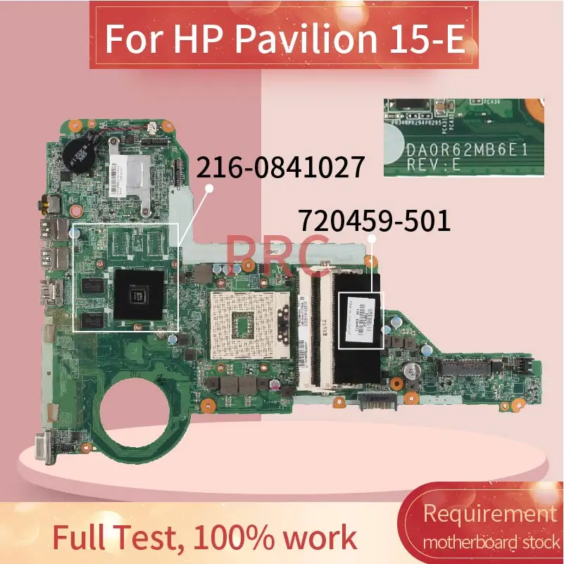 Материнская плата DA0R62MB6E0 DA0R62MB6E1 для HP Pavilion 14-E 15-E 17-E HM76 216-0841027 DDR3 материнская