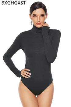 

long sleeve bodysuit women sweater sexy bodysuit party 5XL plus size bodysuit winter 2020 fashion body manga larga body feminino