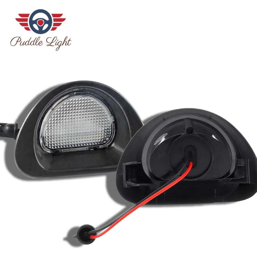 2шт белый светодиодный светильник номерного знака для CITROEN C1 2005-2013 peugeot 107 2005- авто аксессуар