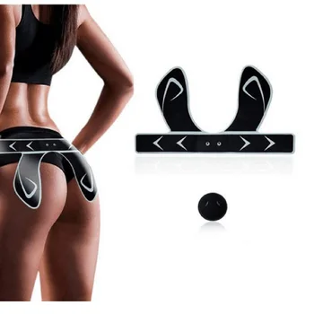 

USB Rechargeable Hips Muscle Trainer Unisex EMS Hip Lifting Waist Slimming Trainer Smart Buttock Massage Body Relax Massager Pad
