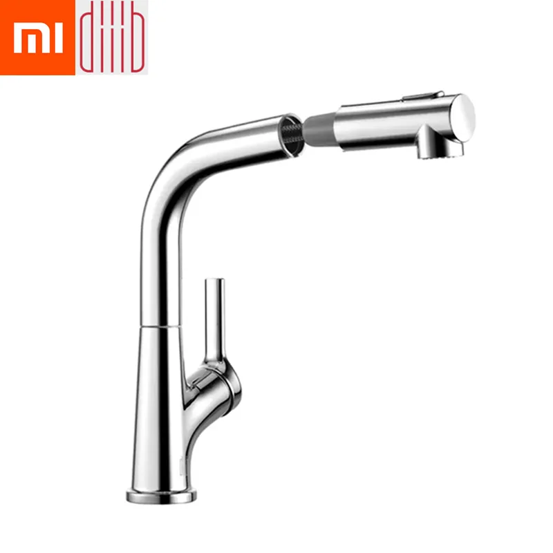 

Xiaomi Dabai Bathroom Basin Sink Faucet w/ Pull Out Rinser Sprayer Gargle Brushing Cold & Hot Bathtub Faucet 2 Mode Mixer Tap