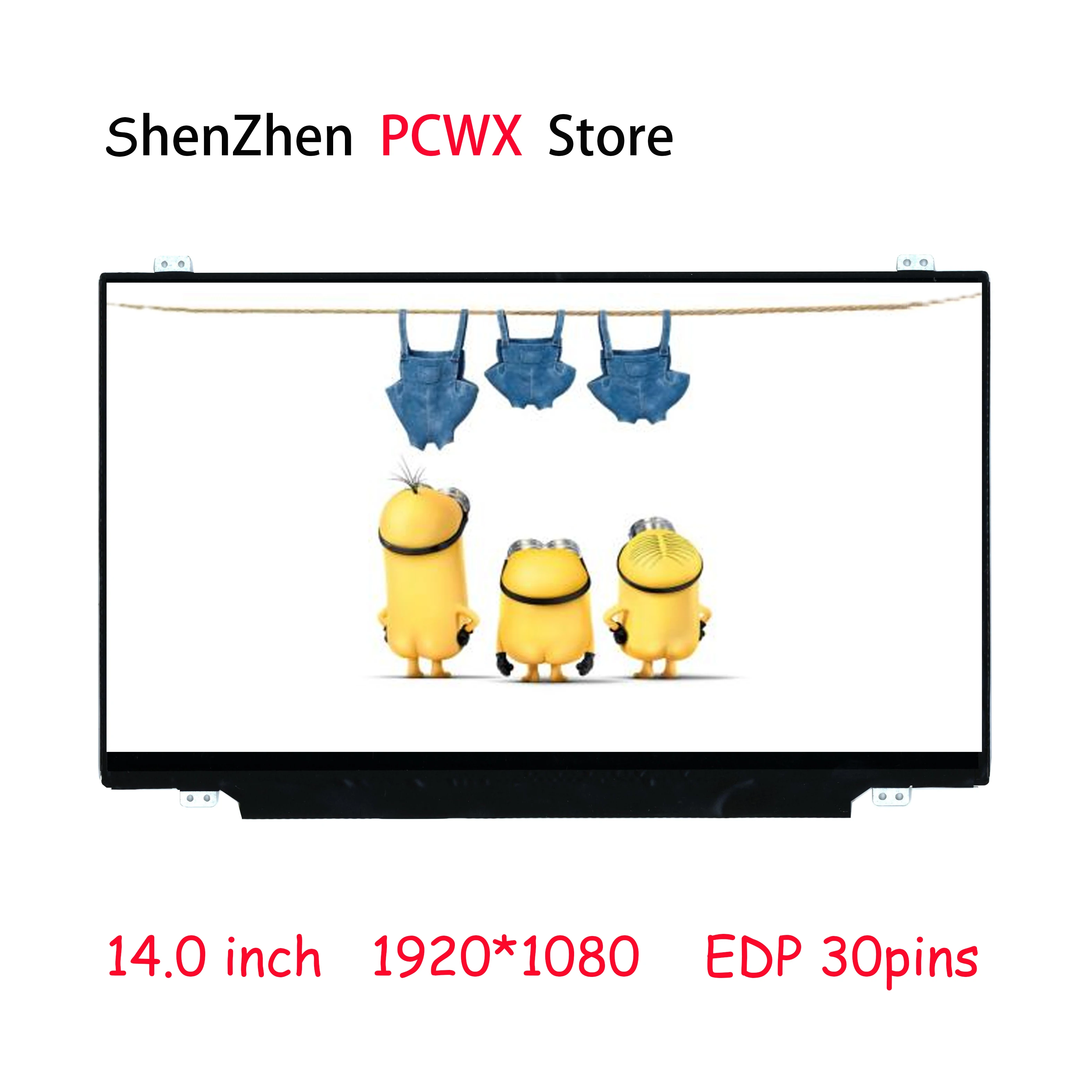 

B140HAN02.4 14.0 inch Laptop LCD Screen for Lenovo thinkpad t470 Notebook LCD Display Panel Resolution 1920×1080 IPS eDP 30pins