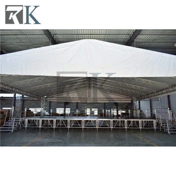 

portable glass aluminum Stage durable platform for outdoor event concert