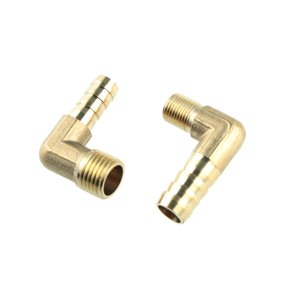 Латунный фитинг для шлангов 1/8 &quot1/4&quot 3/8 &quot1/2&quot BSP наружная резьба локоть 90