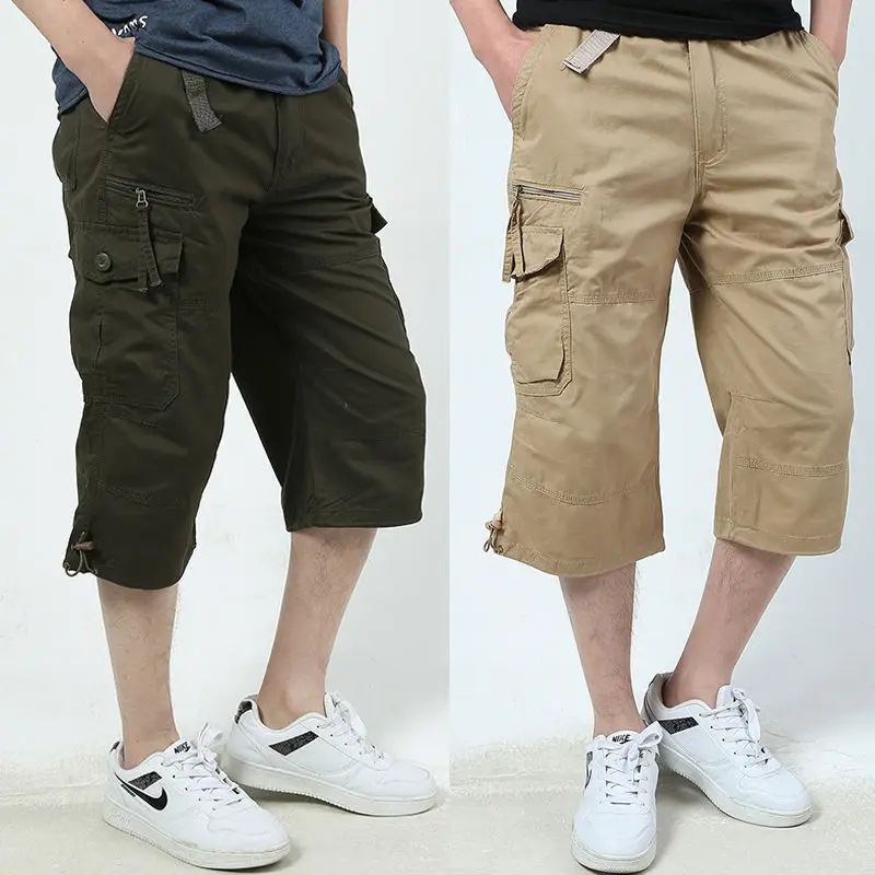 

2021 Spring Autumn New Fashion Lightweight Cargo Short Pants Men Breathable Men's Casual Sweatpants Oversized Beach Shorts Male