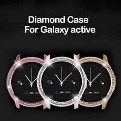 Для samsung galaxy watch active 40 мм чехол galaxy watch active SM-R500 Бампер протектор HD полное покрытие защита экрана чехол