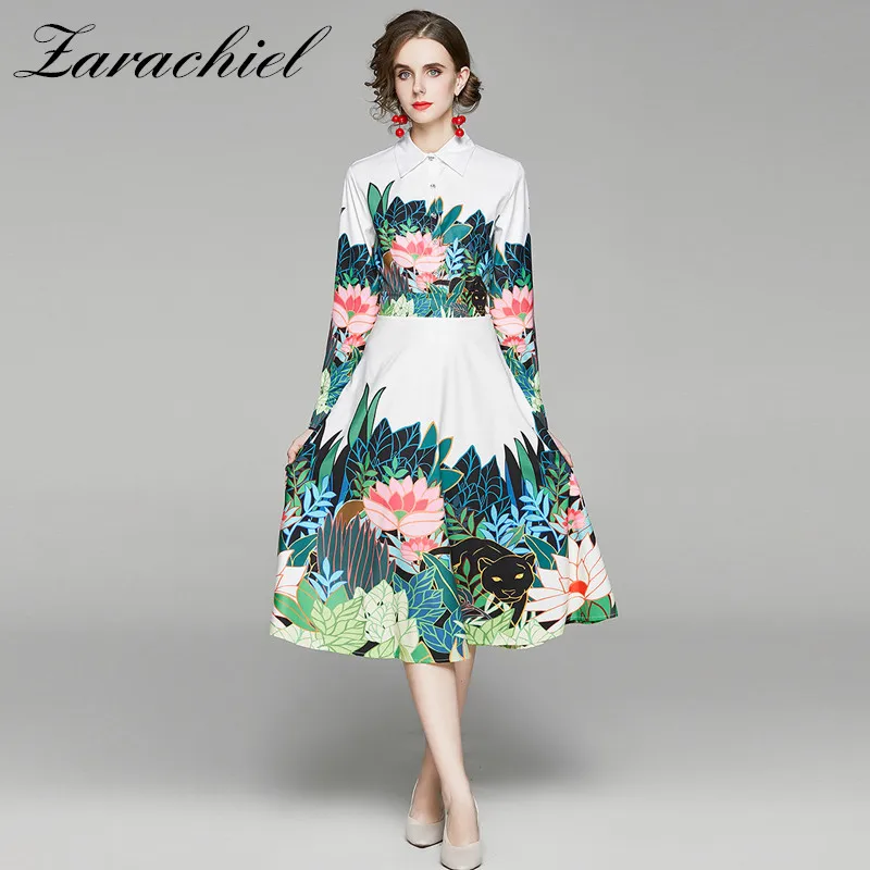 long leaves dress