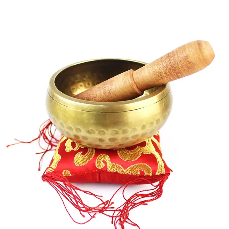 Nepal handmade Buddha Tibet bowl bowl ritual music therapy copper chime copper Tibetan Singing Bowl