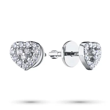

Pusety of white gold with diamonds e0901ps07168600