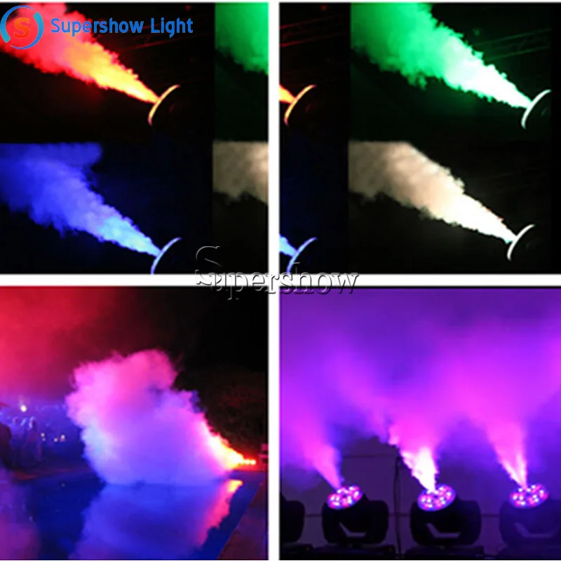 Светодиодный фонарь с движущейся головкой, яркий светодиодный дымовой фоггер, DJ шоу, сценический эффект