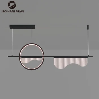 

Art Decoration Led Chandelier Gold&Black Modern Home Chandelier Lighting for Dining room Living room Kitchen Lustre Led Lighting