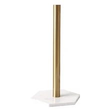 Скандинавский Ретро стиль натуральный мрамор текстура Позолоченные кухонные Бумажные полотенца Держатель рулон керамика настольные украшения для хранения