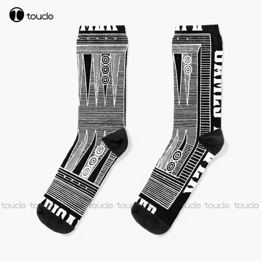 

Backgammon Gamer For Life Blanc Socks Girls White Socks Christmas New Year Gift 360° Digital Print Personalized Custom Women Men
