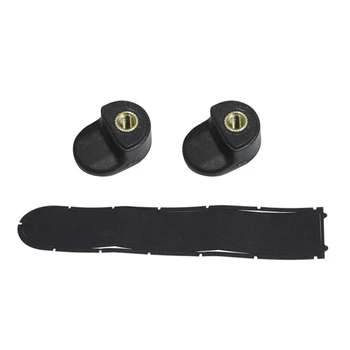 

1x Electric Scooter Bottom Battery Cover for Xiaomi Mijia M365 & 2Pcs Rear Fender Mudguard Scooter Folding Force Hook