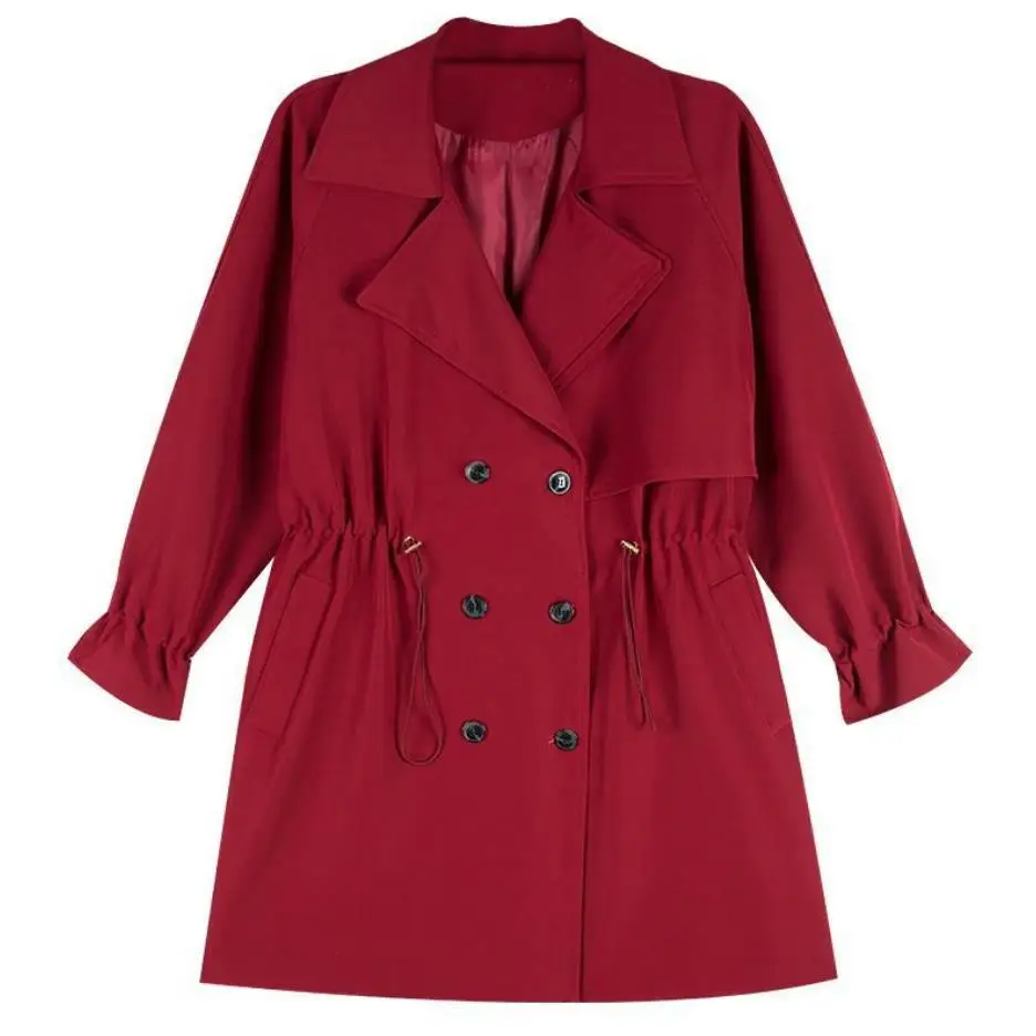 Women Trench New Fashion Women Slim double button Autumn Coat female high quality Casual Windbreak Collection trench coat