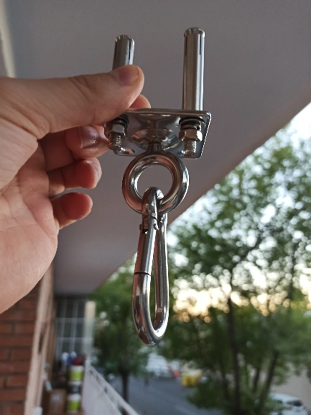 304 Stainless Steel Suspension Bracket Hammock Mount Ceiling Hook Anchor Hanger For Gym Training Aerial Yoga Sex Swing Hanging