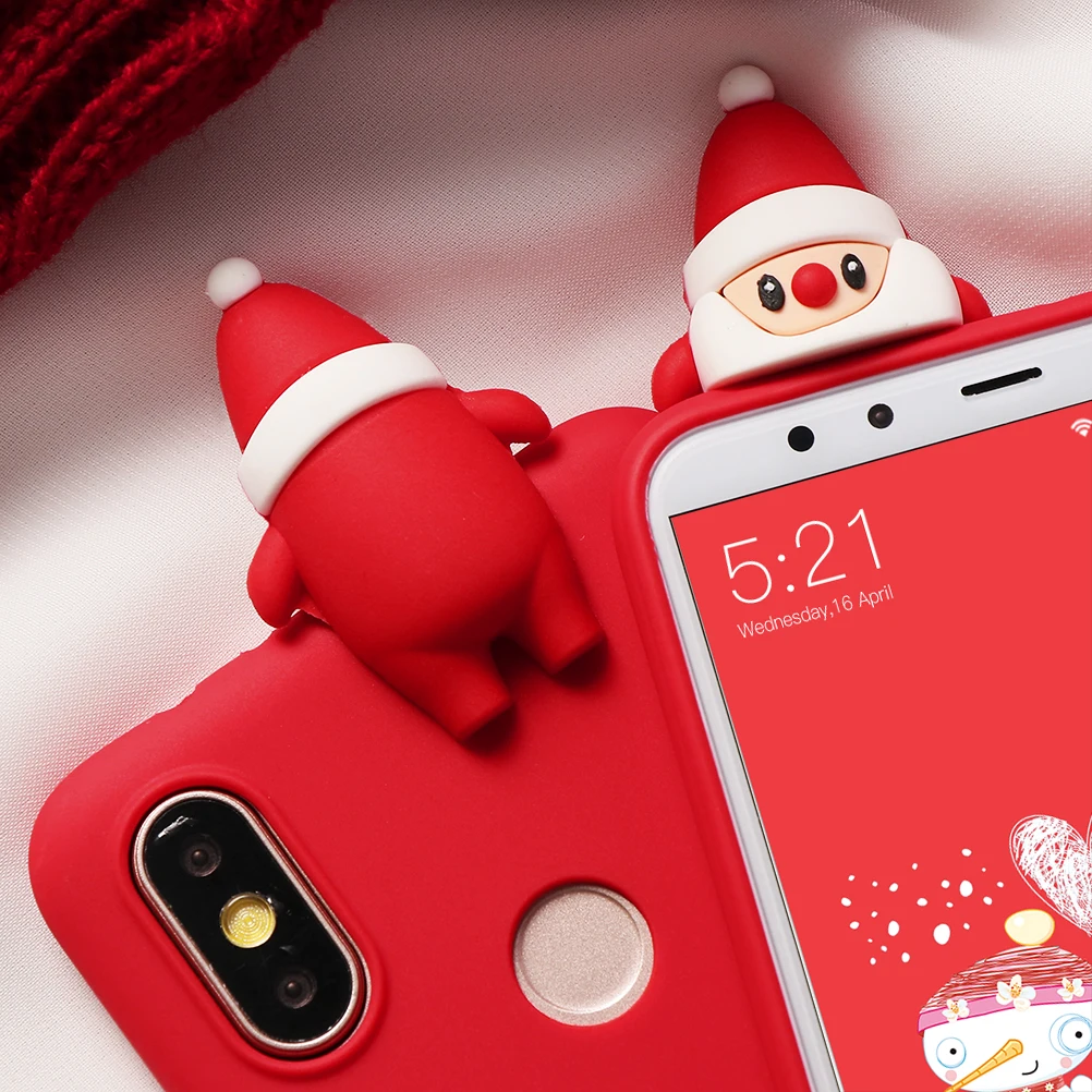 Рождество чехол с принтом "Санта Клаус" для Xiaomi mi 9 Honor 8 Lite SE A3 CC9 CC9e A1 A2 Lite для Red mi Примечание 7 5 6 iPad Pro S2 фотоаппаратов моментальной печати 7S Happy год олень